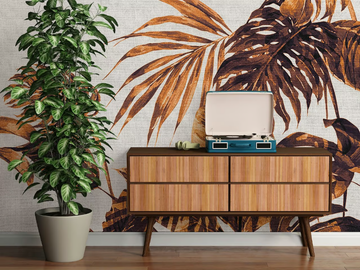 TROPICAL LEAVES ARTWORK - Washable nonwoven wallpaper by Architects Paper - view 3